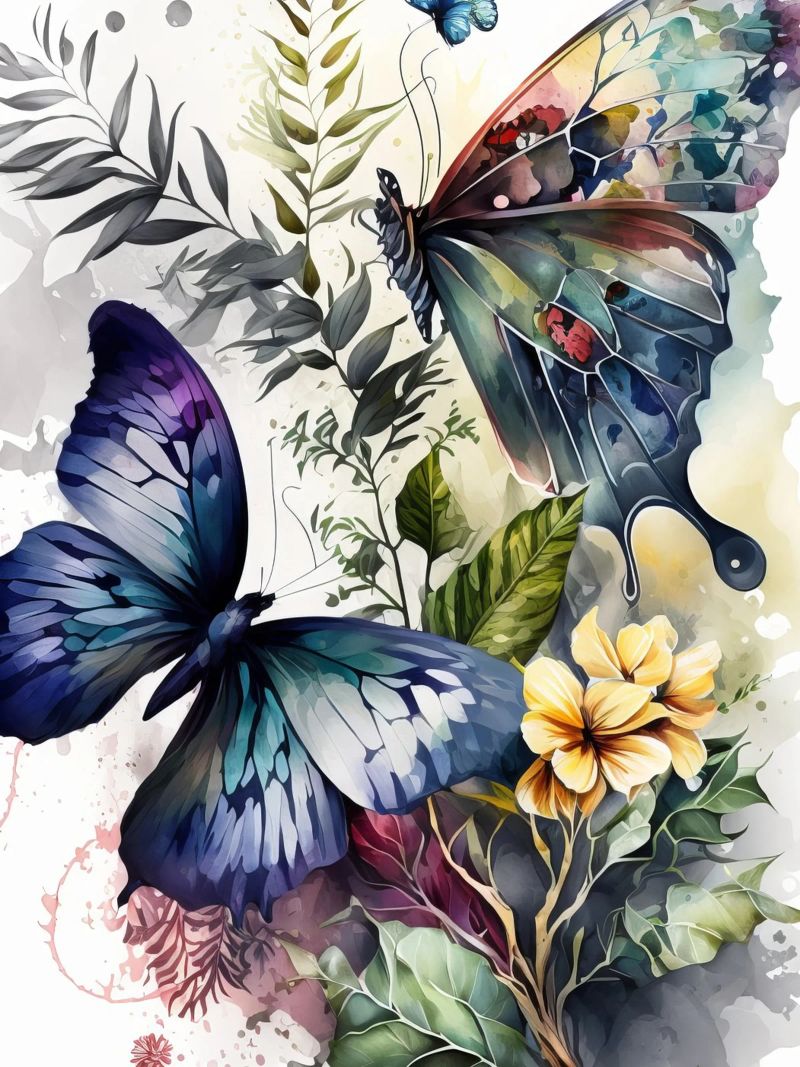Butterflies Poster von Artsy Bessy