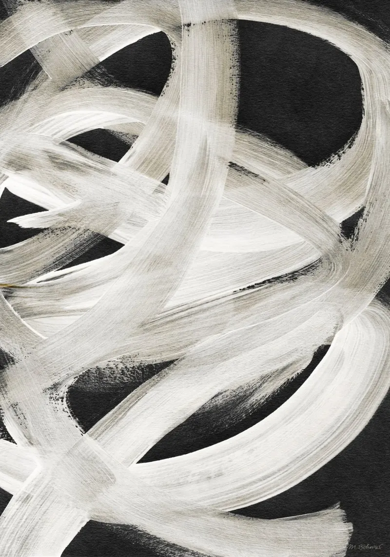 Abstract Brush Strokes 129X carta hahnemühle da Mareike Böhmer