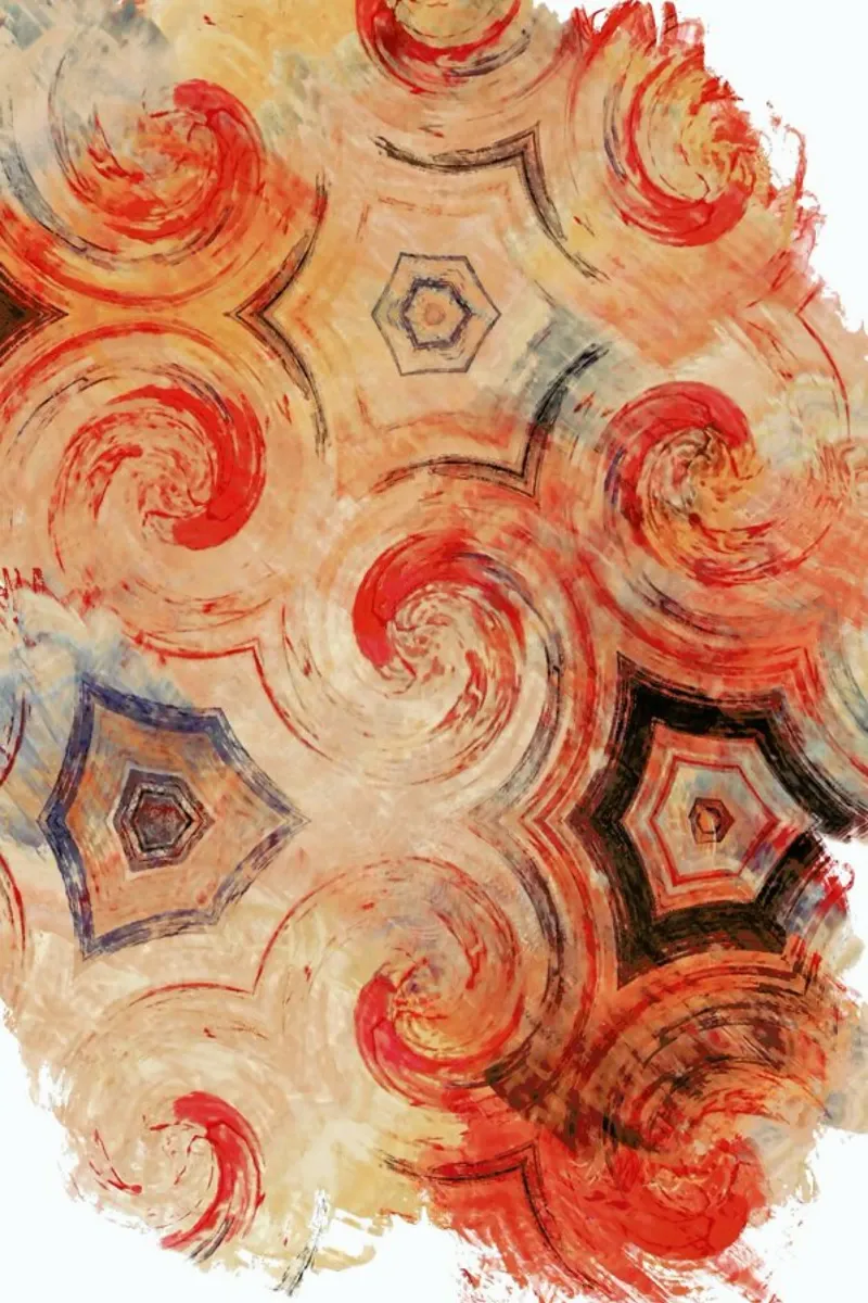 Abstract Sketch 1 metacrilato de In Full Color