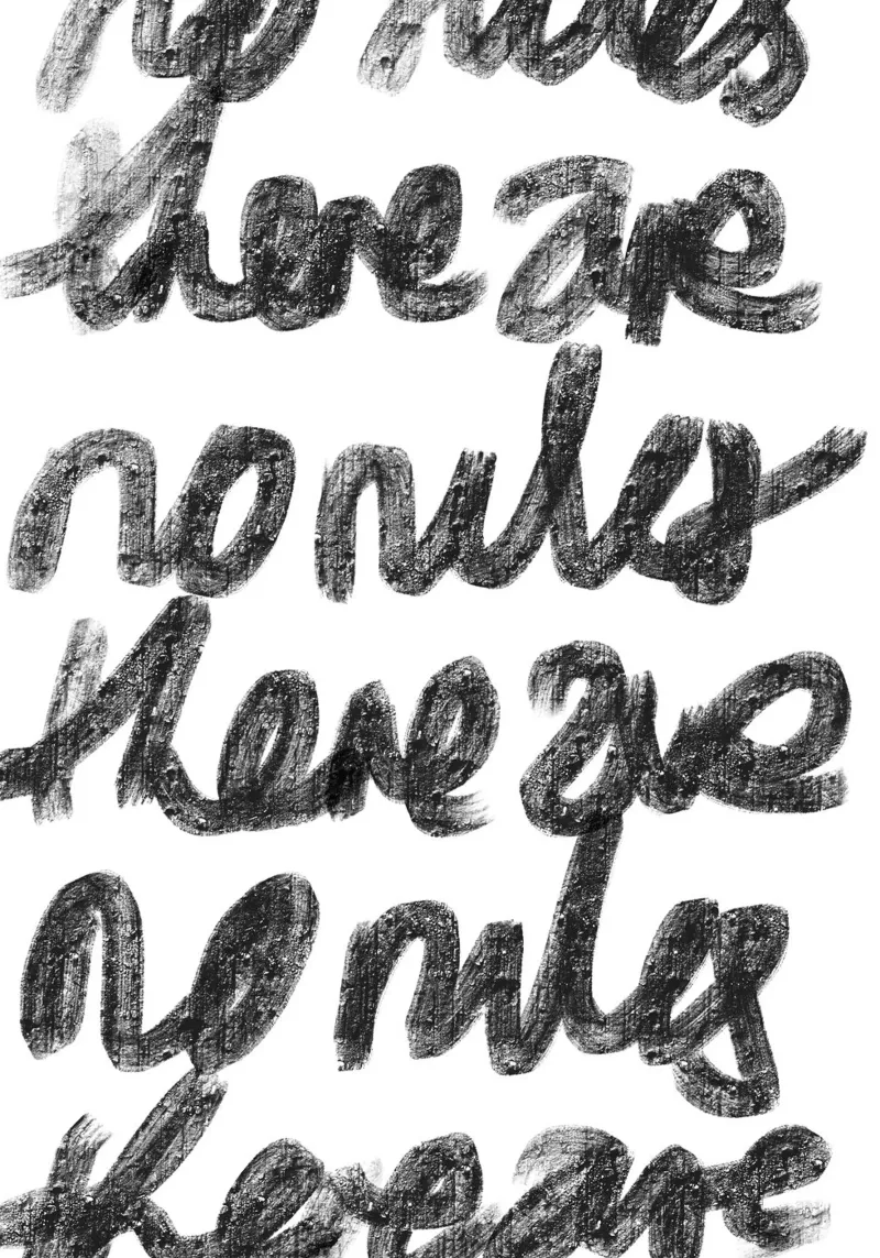 There Are No Rules hahnemühle by Studio B