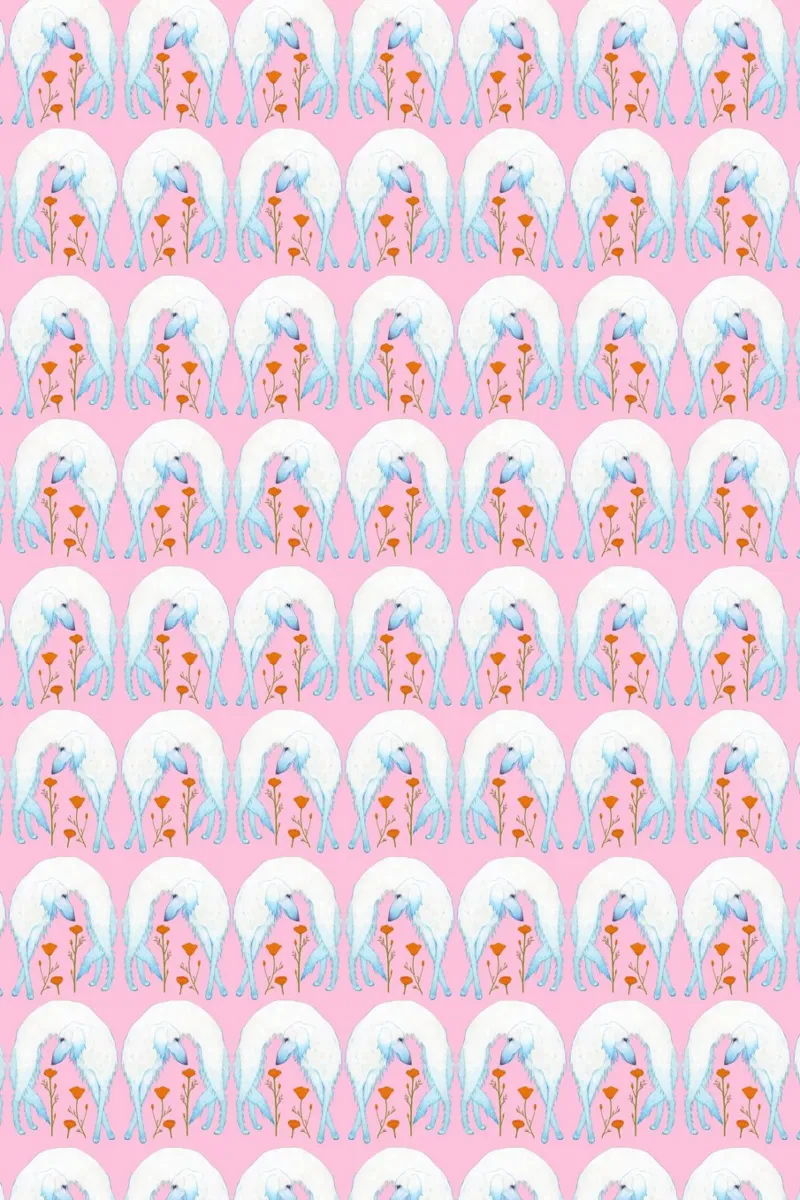 Borzoi pattern plexiglass da Natalie Foss