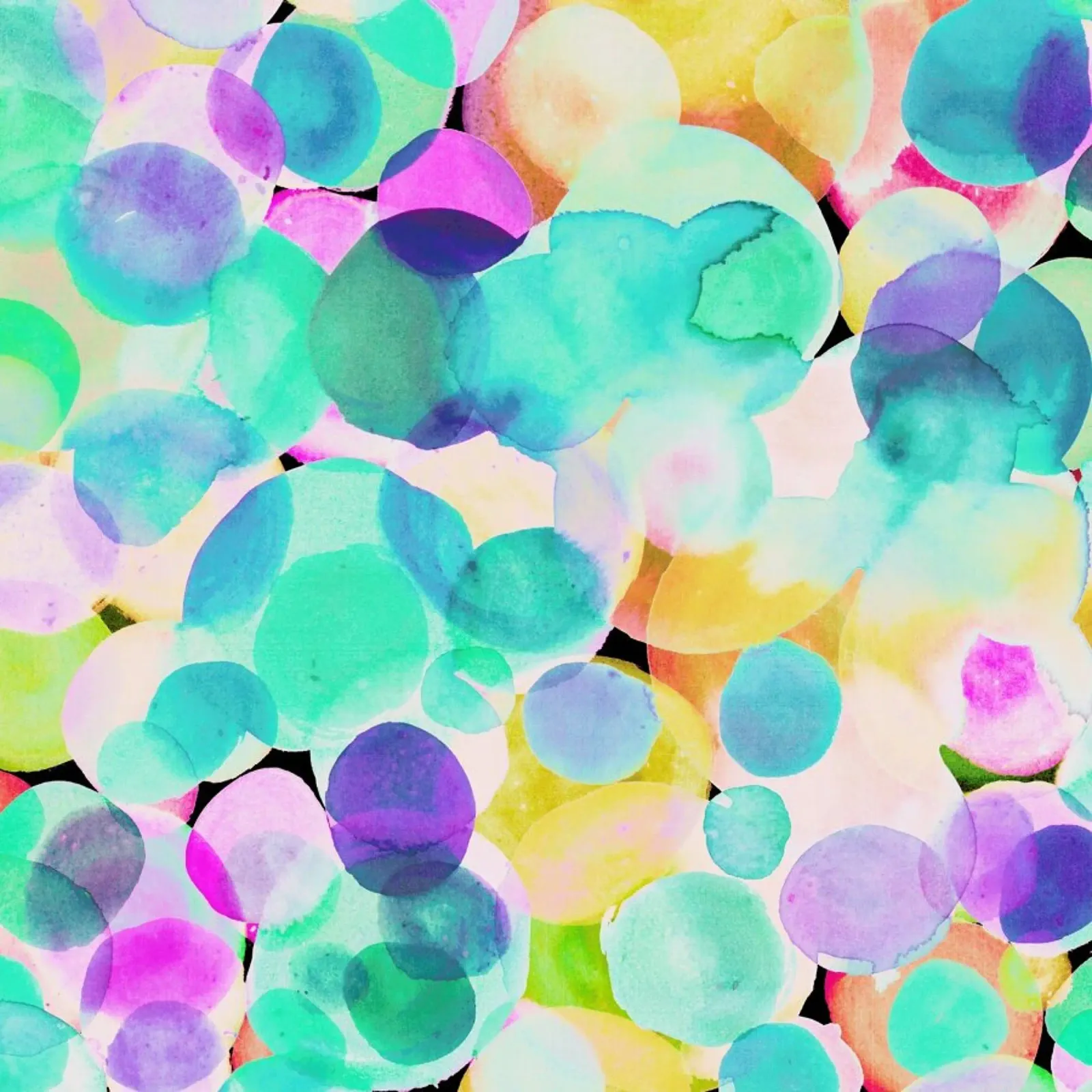 Polka Dot Ice Blue poster con telaio in plastica da Amy Sia