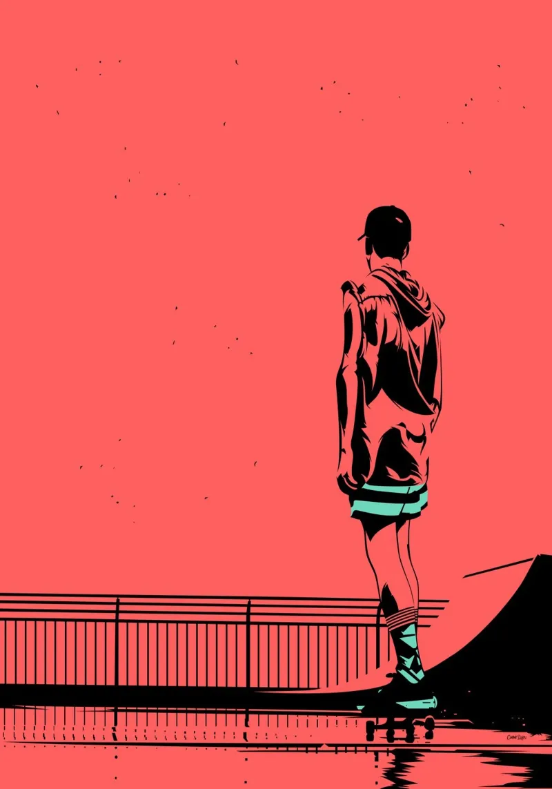 SKATE 05 canvas by Cranio Dsgn