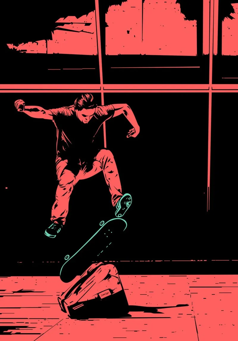 SKATE 09 canvas by Cranio Dsgn