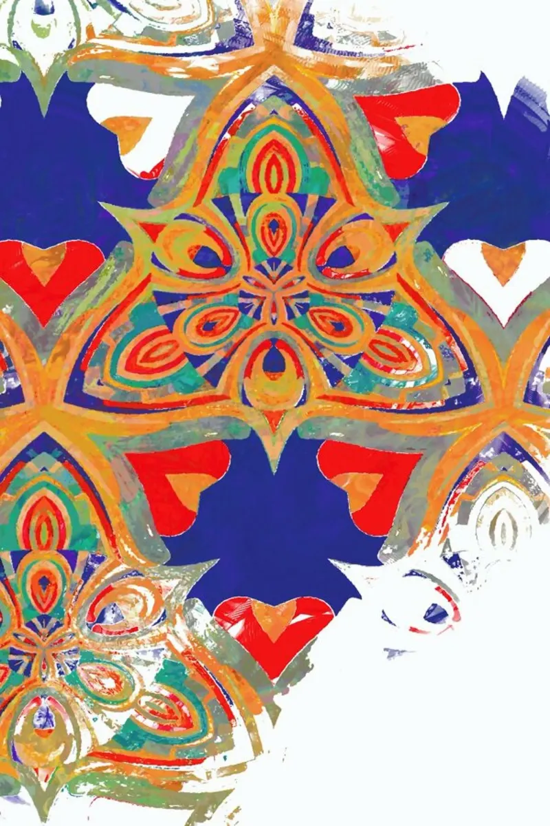 Abstract Sketch 3 carta hahnemühle da In Full Color