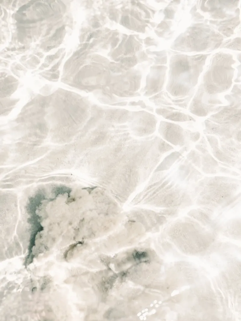 Clear water - Beach Travel Photography hahnemühle by Raisa Zwart Photography