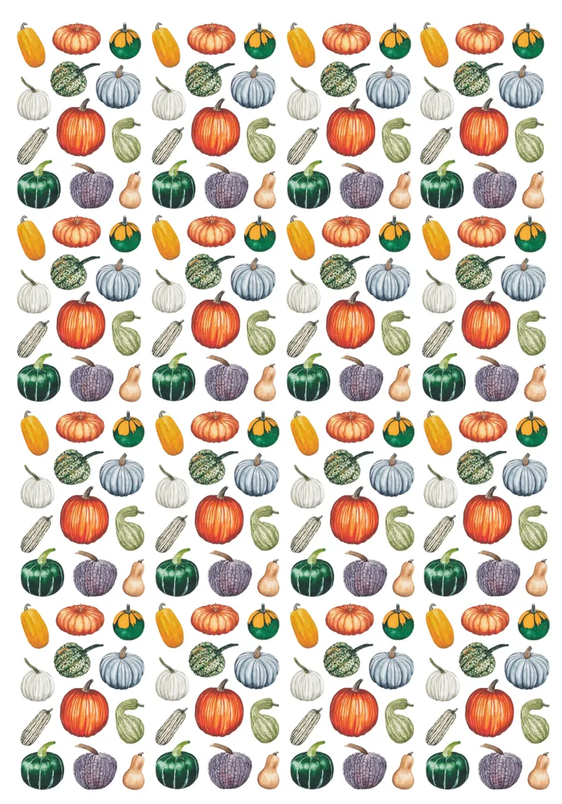 Pumpkin pattern pellicola backlit da Artsymalistic