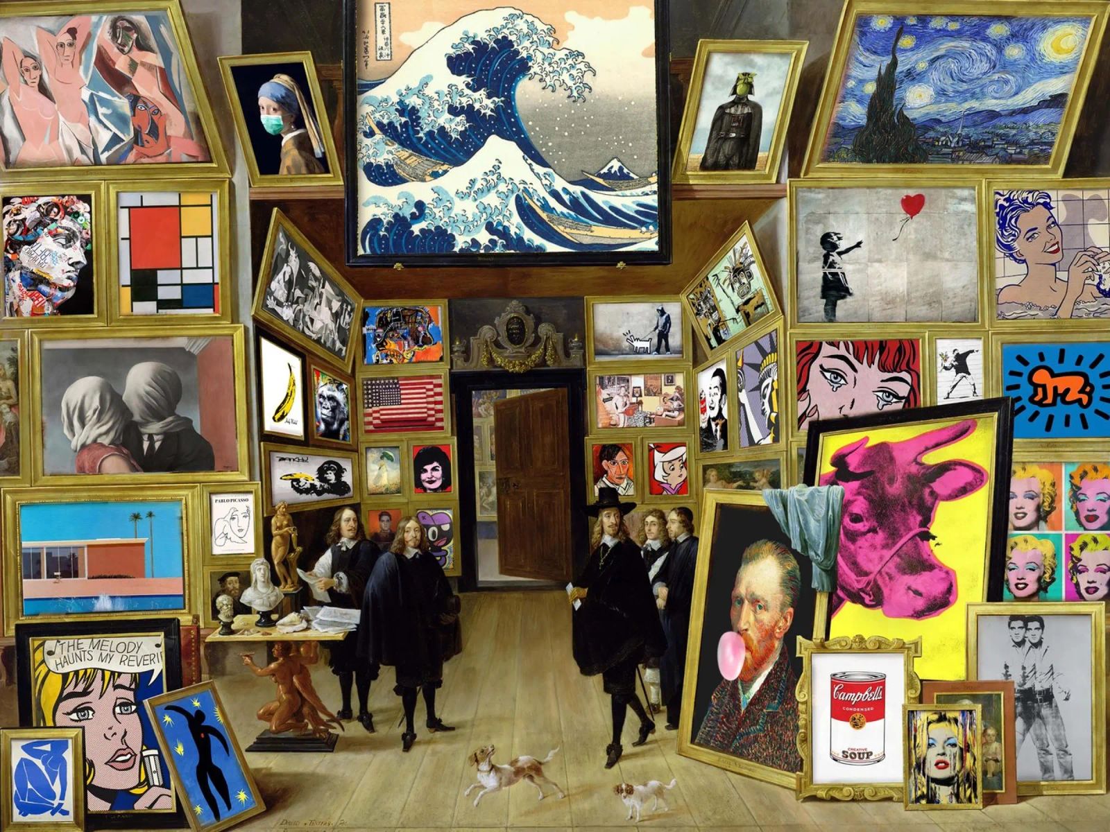 Modern art gallery poster de Dikhotomy