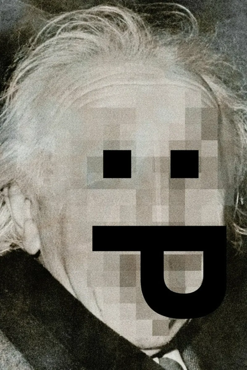Retro Pop Emoticons Albert alluminio dibond da Butcher Billy