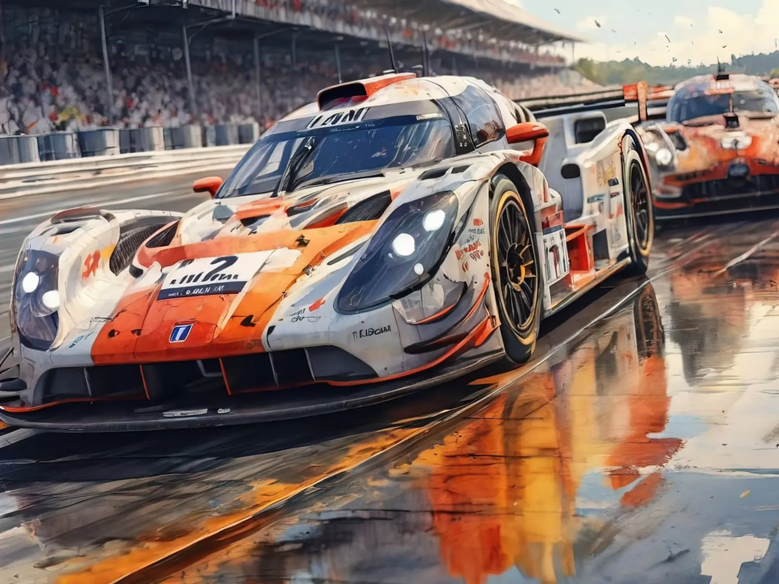 24 ore di lemans poster con telaio in plastica da 🎁 ARTVI-SHOP