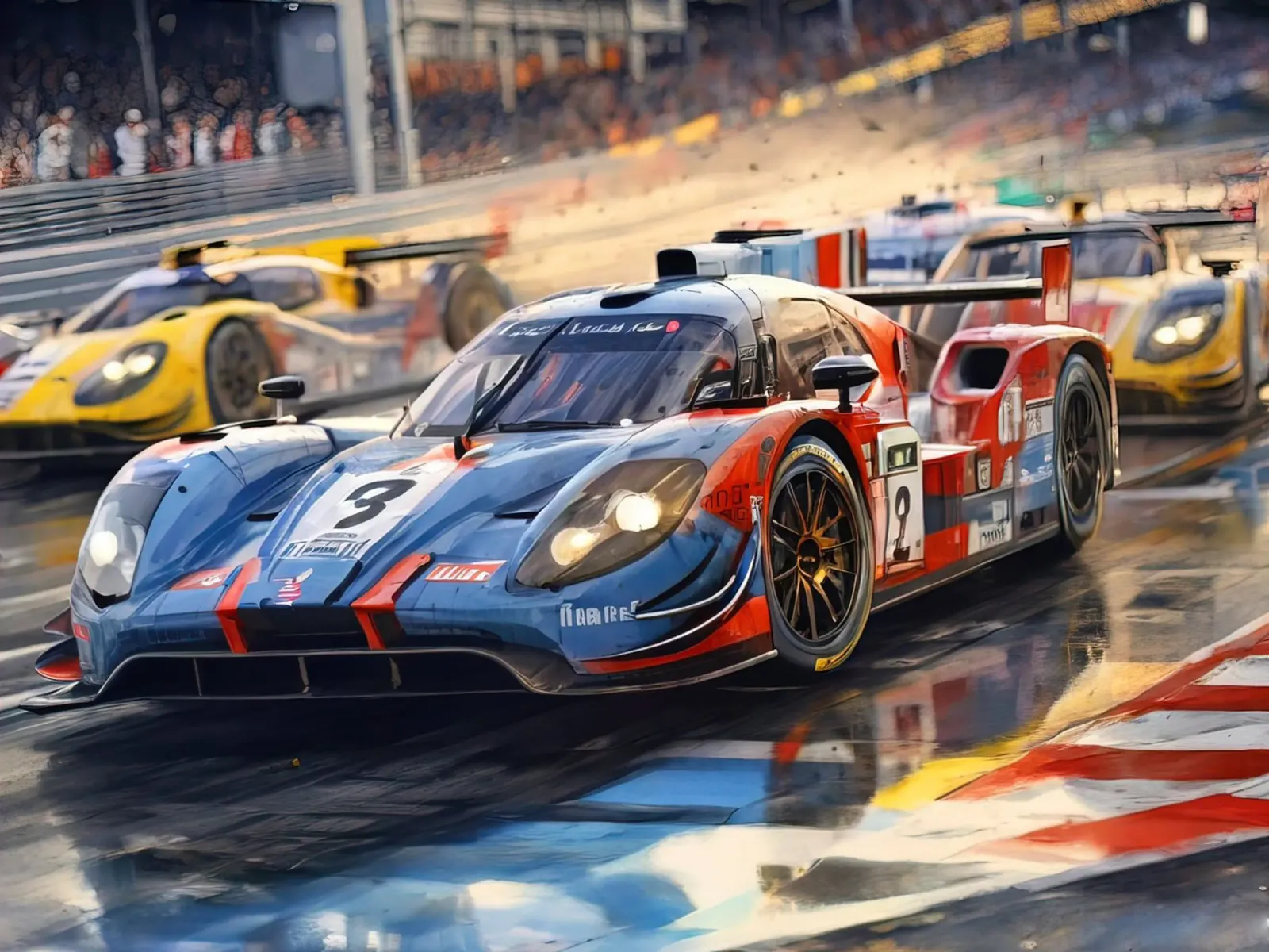 24 ore di lemans pellicola backlit da 🎁 ARTVI-SHOP