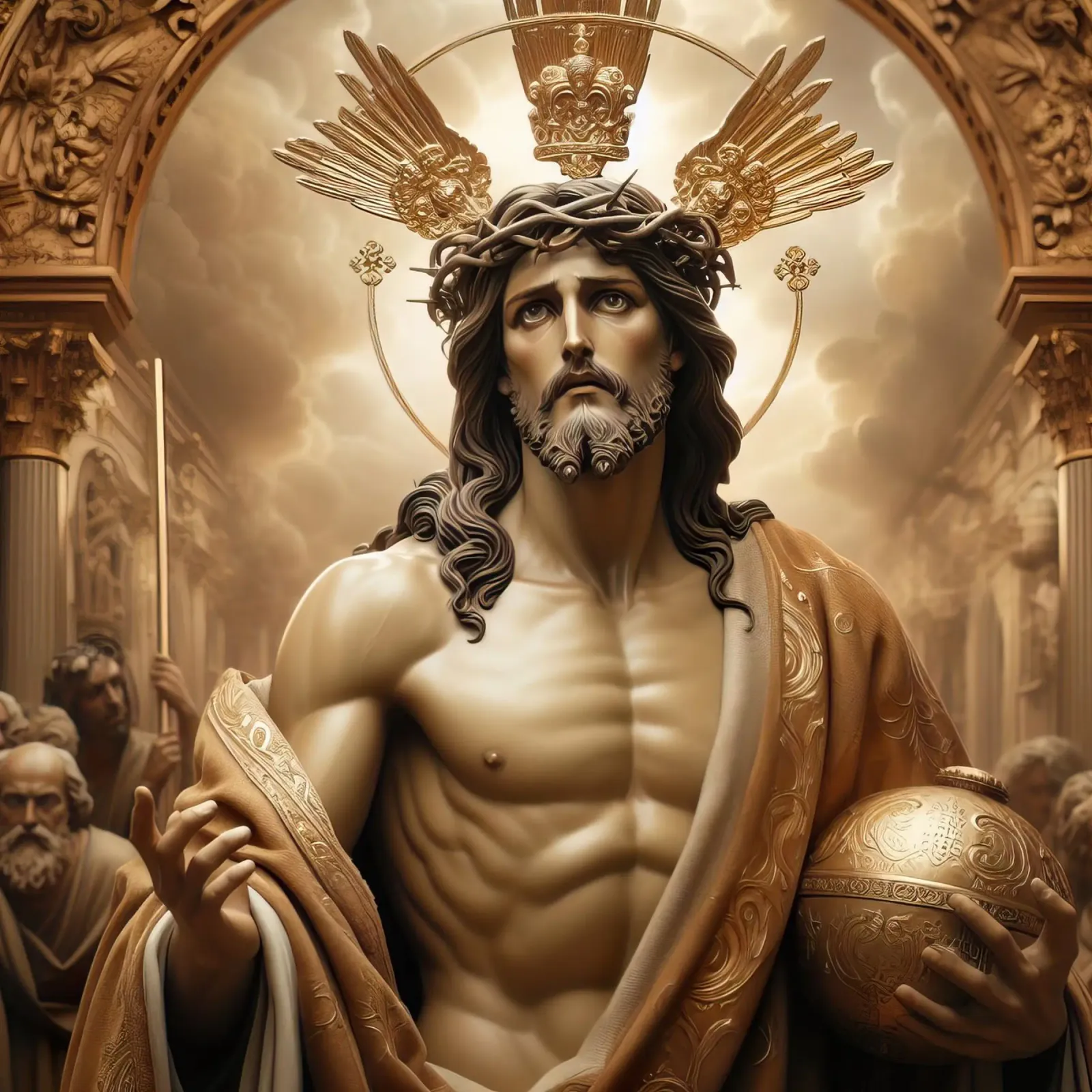 Cristo pellicola backlit da ARTVI-SHOP