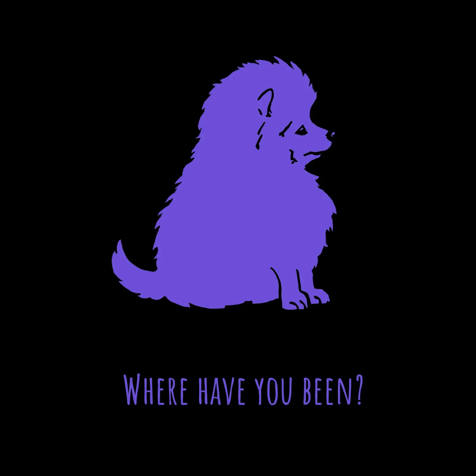 Spitz - ¿Dónde has estado? placa de forex de Pop dogs