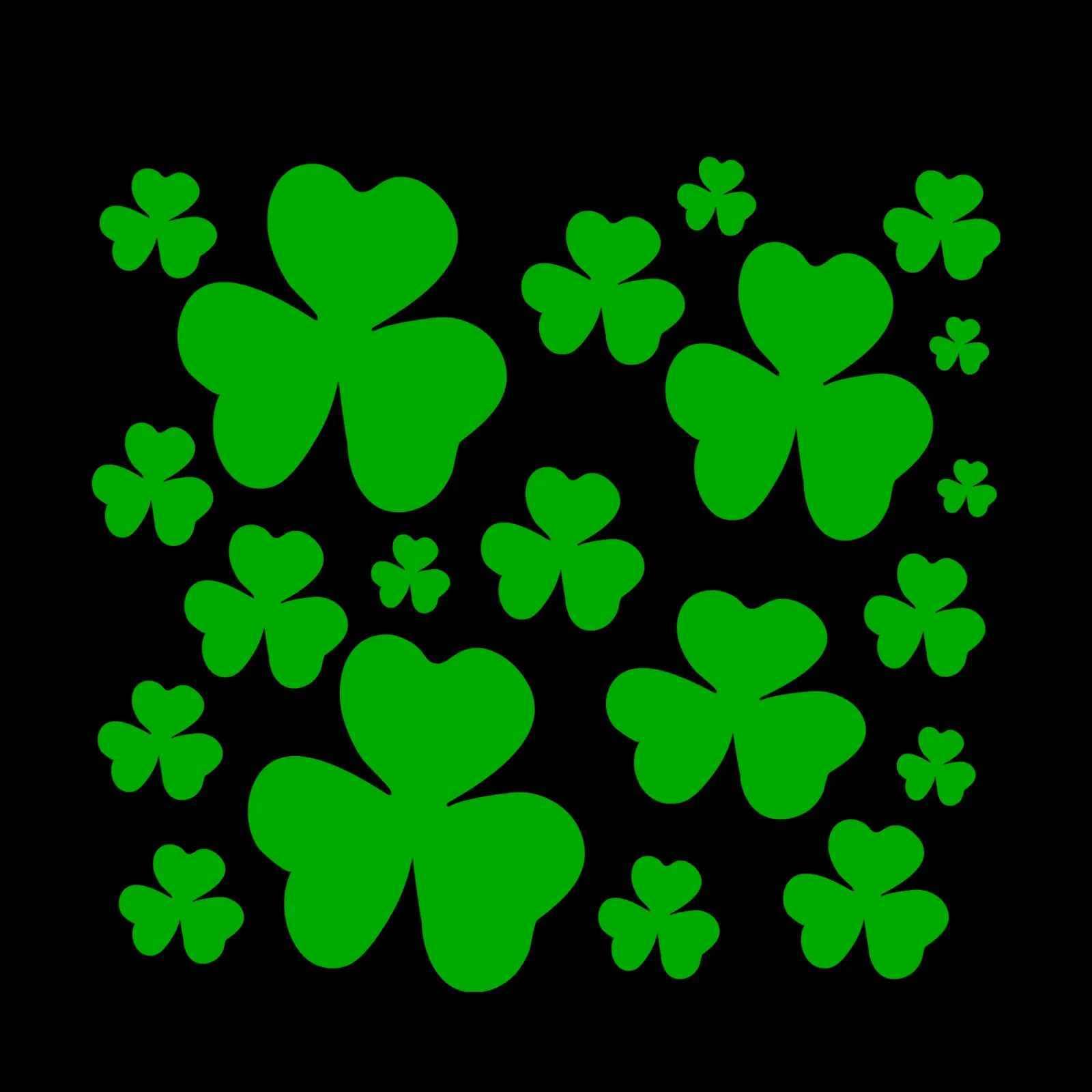 Three lucky leaf clover carta hahnemühle da baobabprintstore