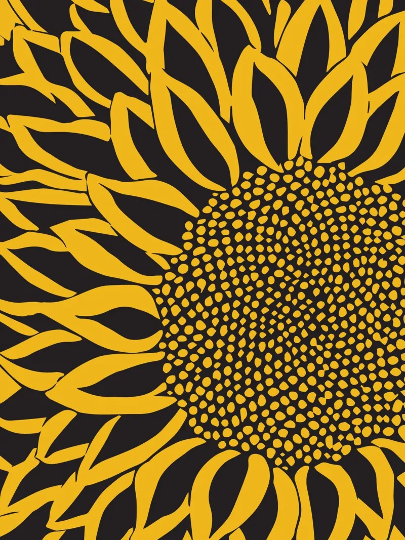 Sunflower alluminio dibond da Artsy Bessy