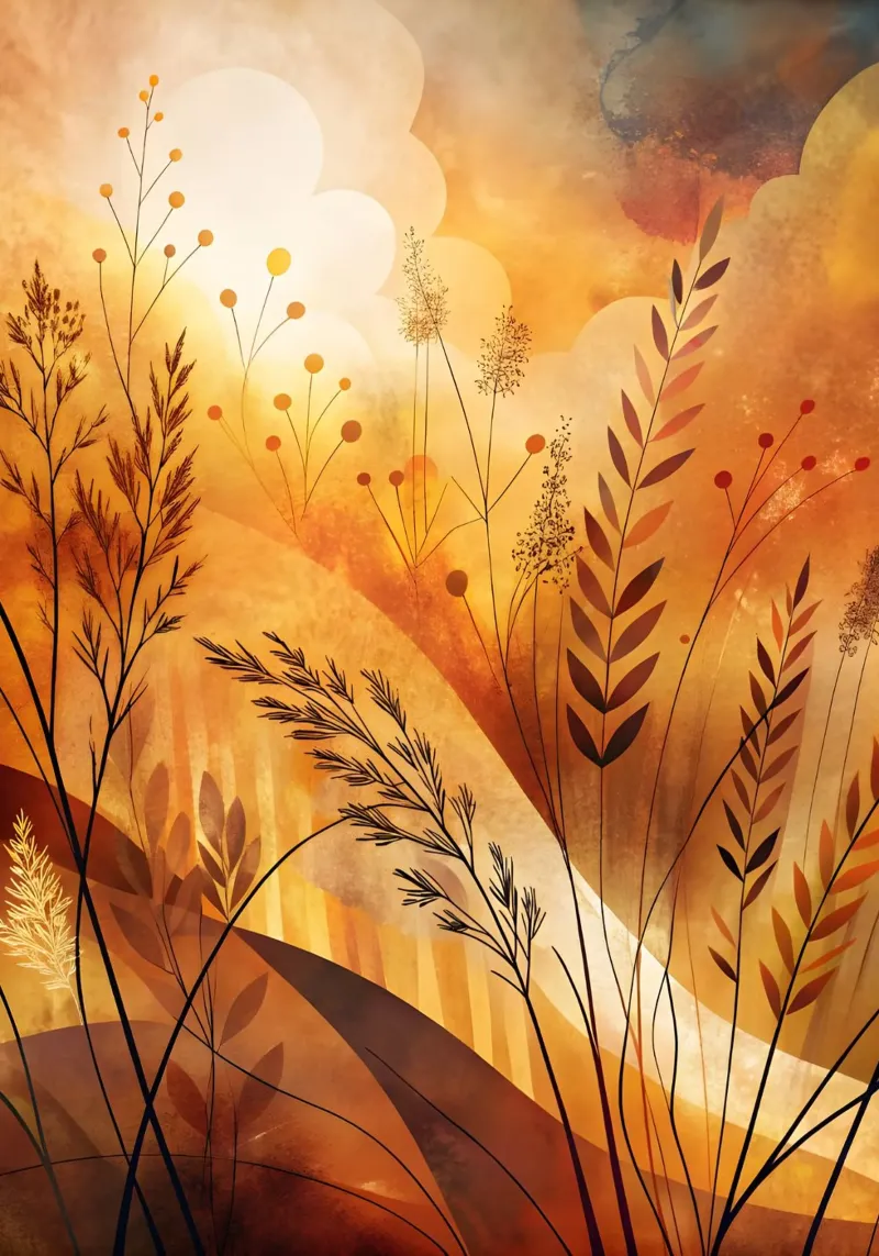 Herbstliche Träumerei Poster von Artistic-shop