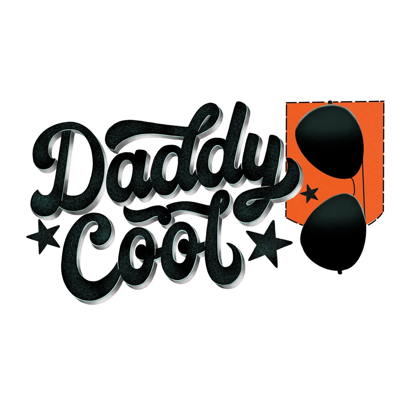 Daddy Cool. Papi es el mejor y el más guay. lienzo con Marco flotante de CalliLetters
