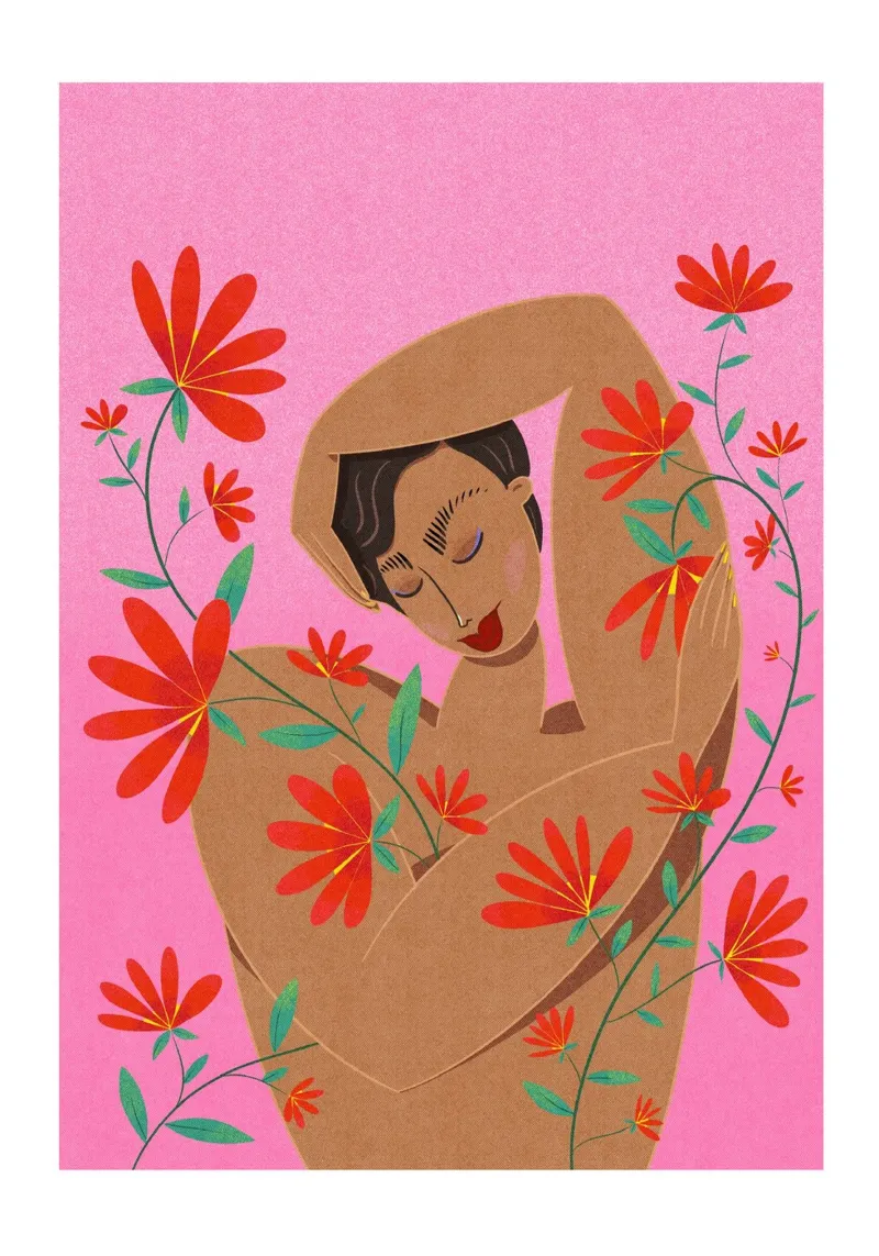 Self Hug carta hahnemühle da Nesill