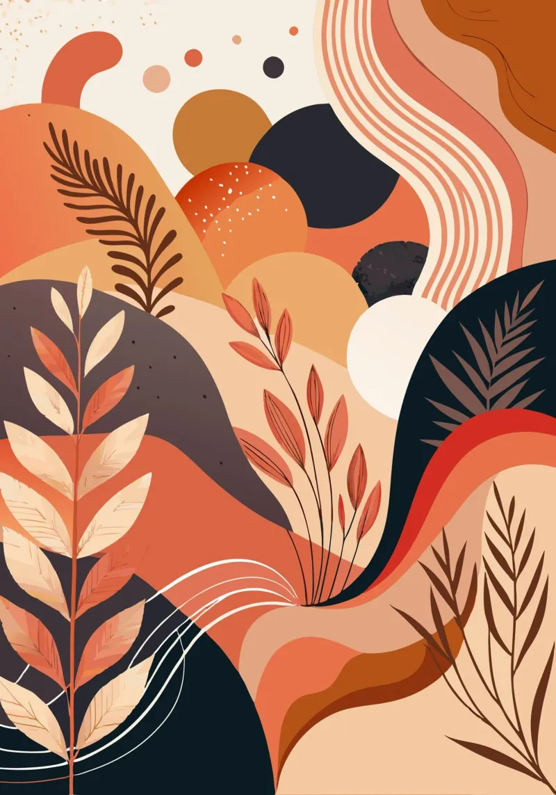 Herbstliche Glückseligkeit Poster von Artistic-shop