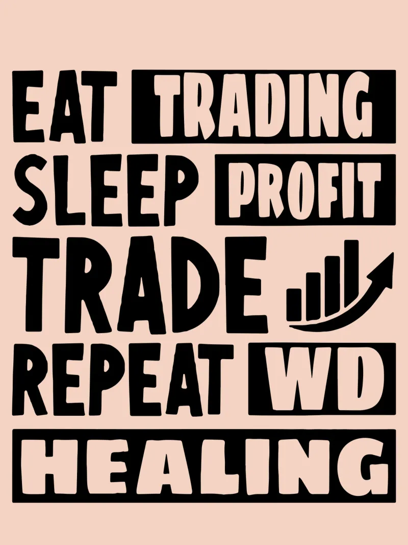 Mangiare Trading Dormire Profitto poster da Gunawan Rb