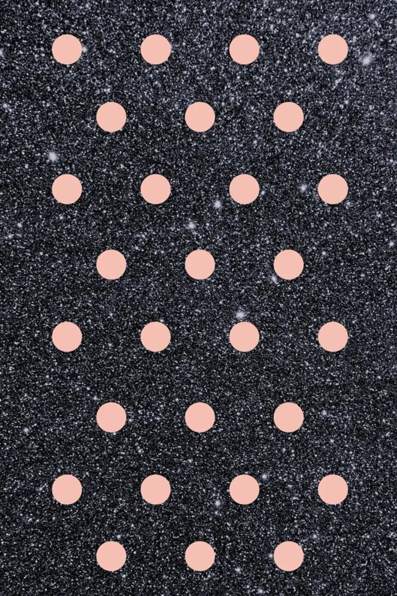 Pink Polka Dots on Shiny Background poster da cafelab