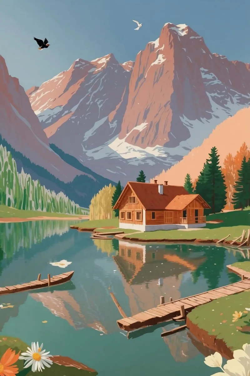 Pragser Wildsee: Spring awakening | Werk 1 alu-dibond by AlbertKlee