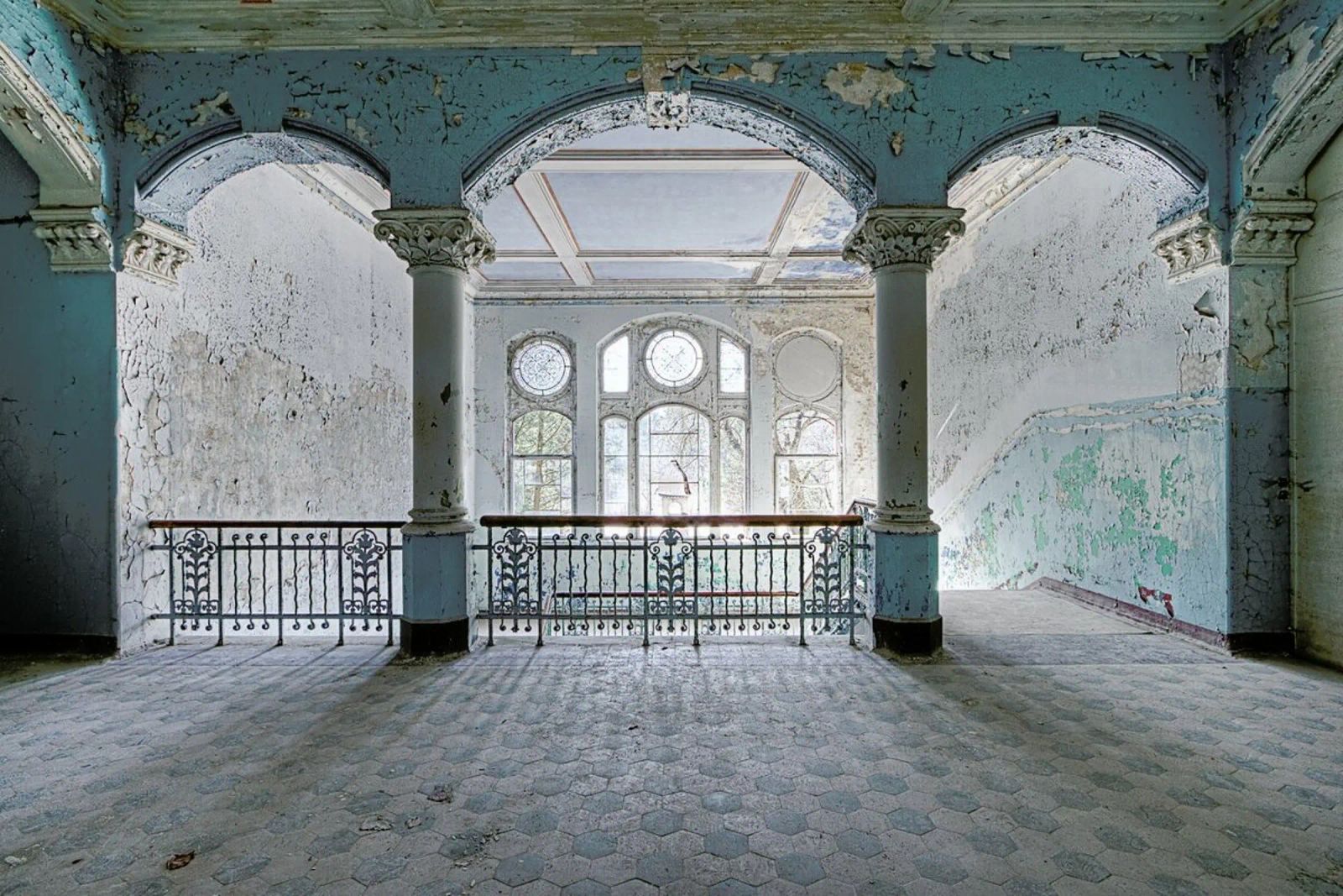 Kurhaus 1 poster by Michael Belhadi