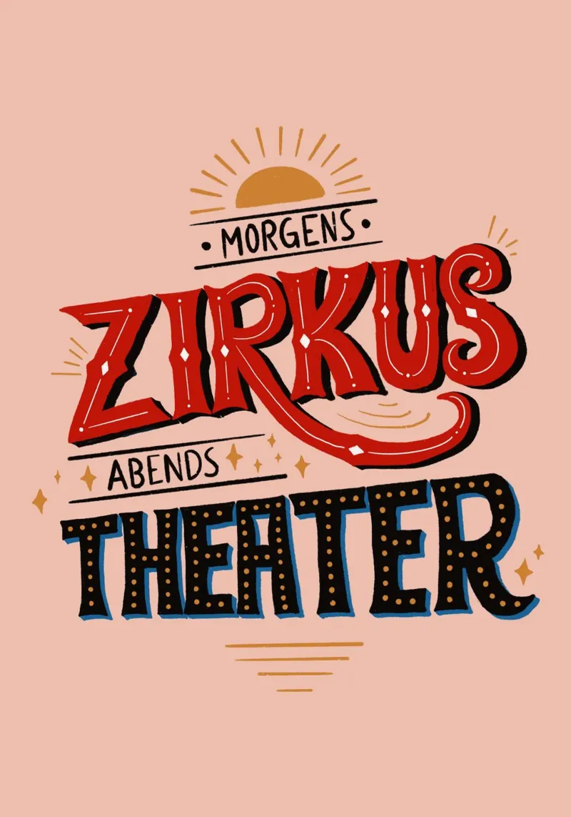 Morgens Zirkus, Abends Theater Hahnemühle von modeern