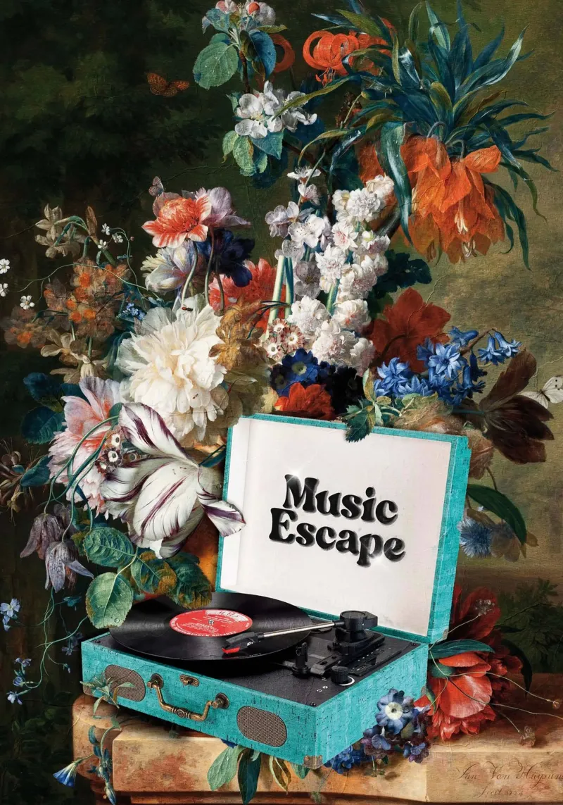 Music escape poster con telaio in plastica da Dikhotomy