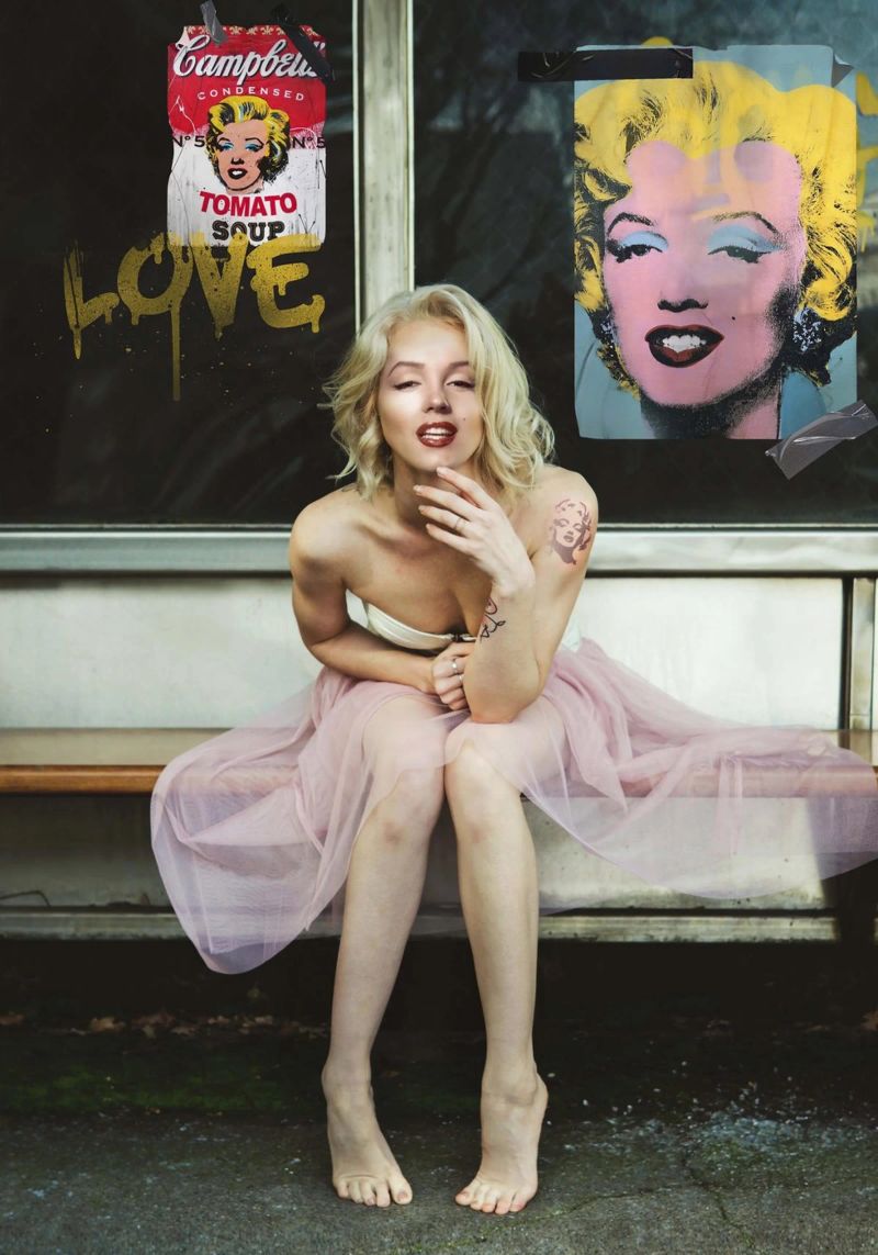 New Marilyn Leinwand von Dikhotomy