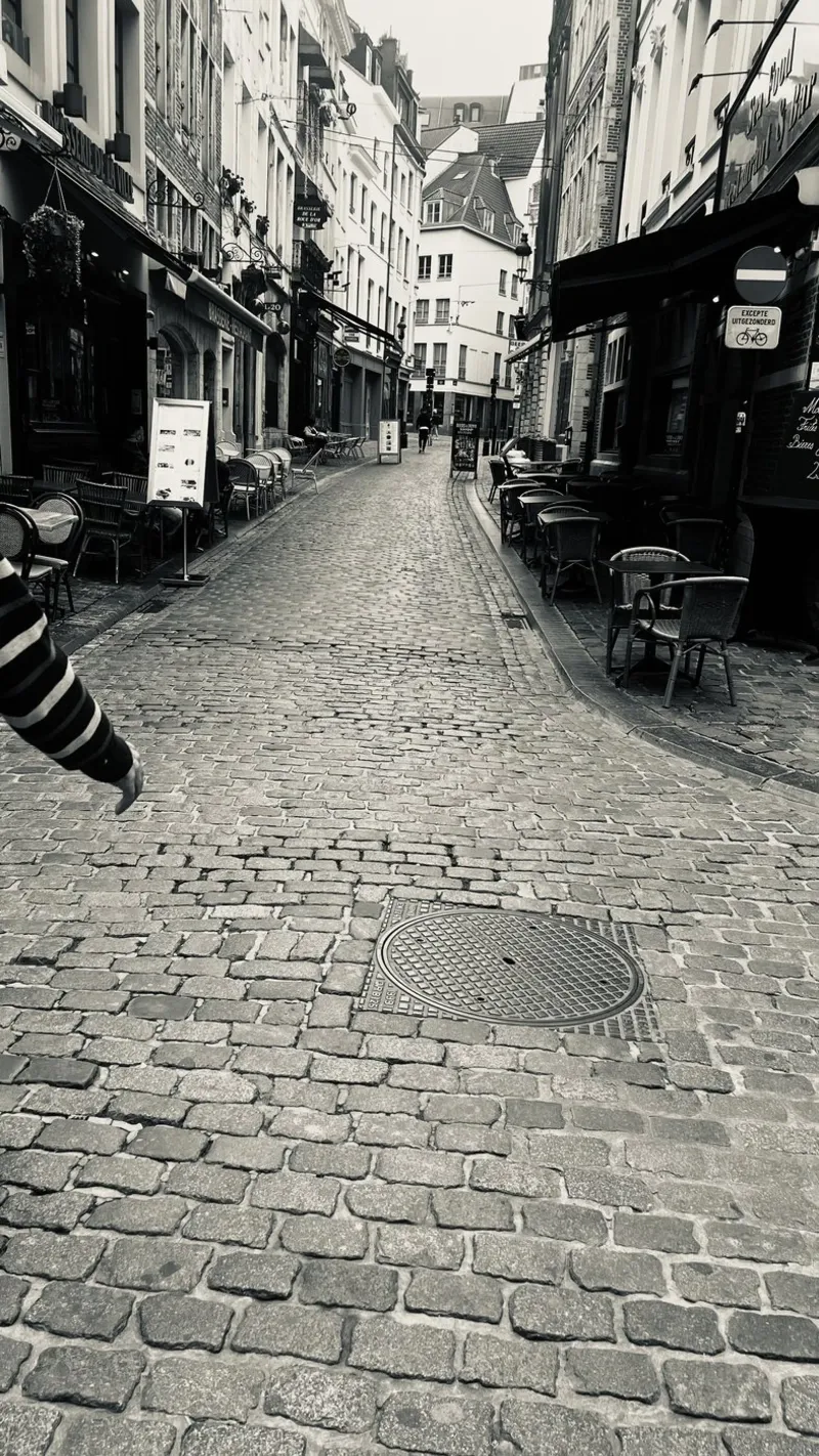 Streets of  Brussels 2024 pellicola backlit da NeuroSecureAI