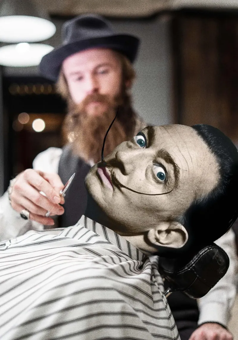 Not without my moustache Hahnemühle von Dikhotomy