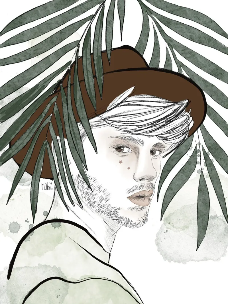 jungle man carta hahnemühle da Nathys_illustration