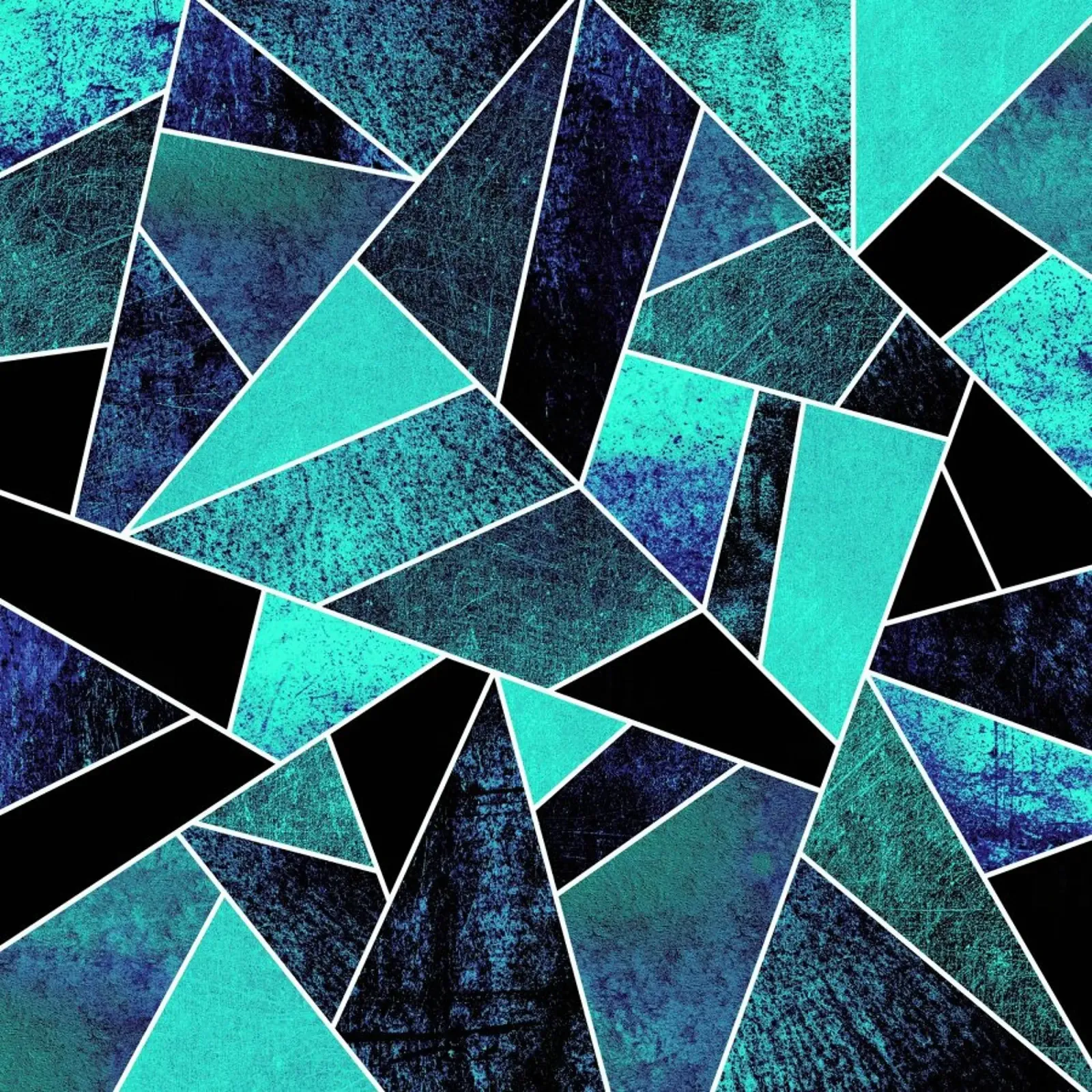 Wild Ocean poster con telaio in legno da Elisabeth Fredriksson