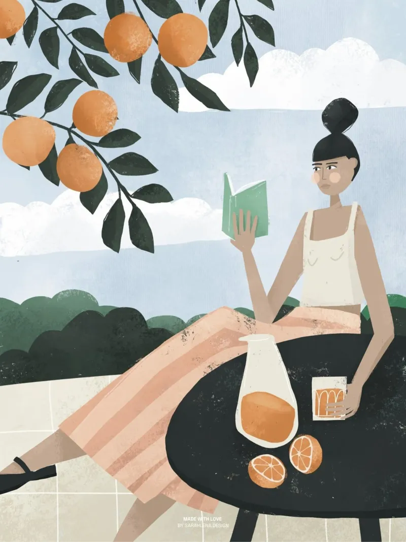 ALBERO D'ARANCIO carta hahnemühle da sarahlenadesign