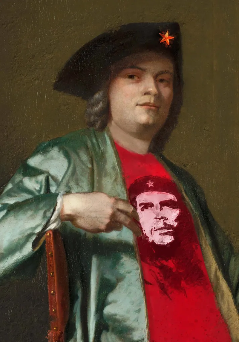 Old Revolutionary poster con telaio in alluminio da Dikhotomy