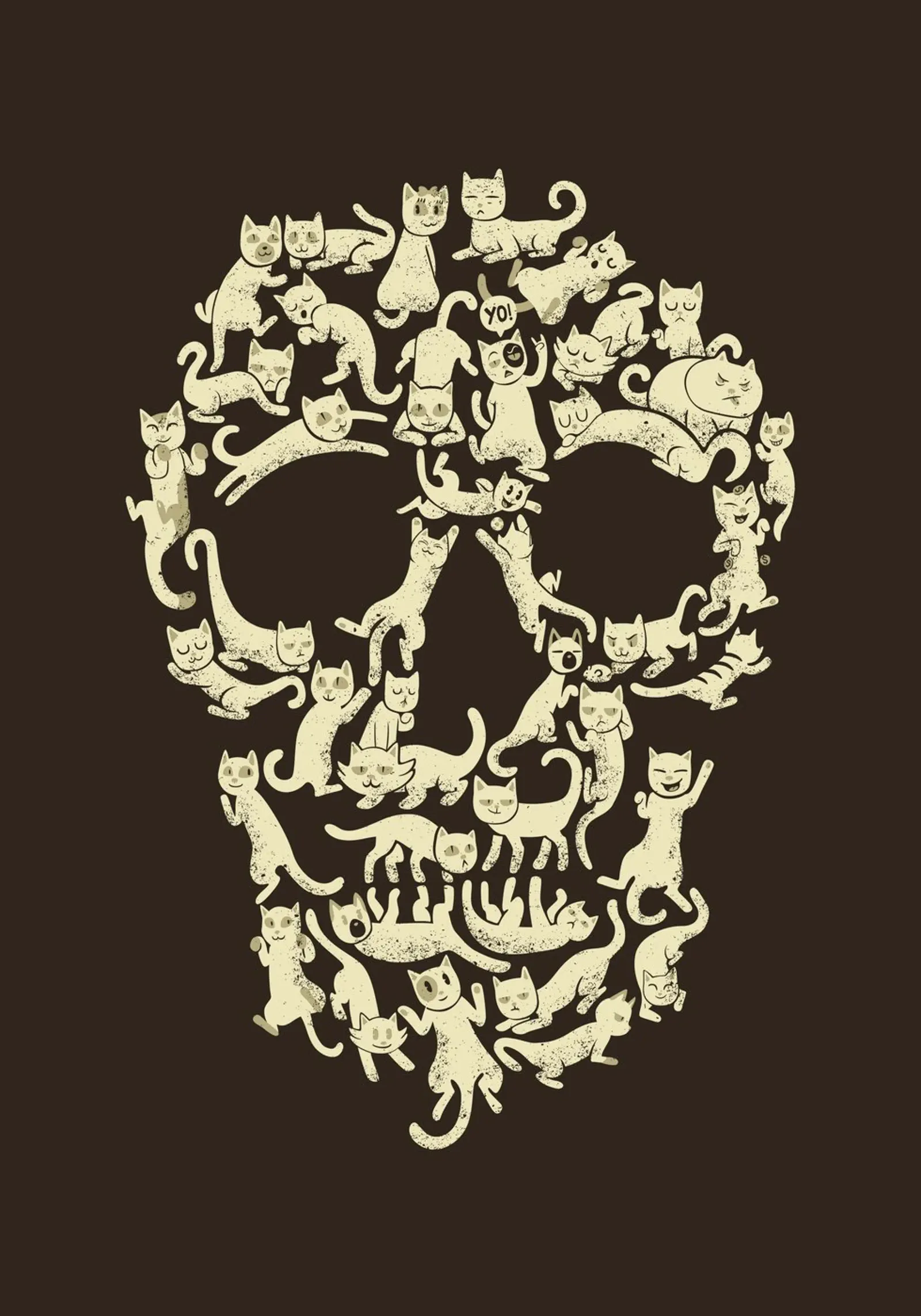 CatSkull pellicola backlit da Tobe Fonseca
