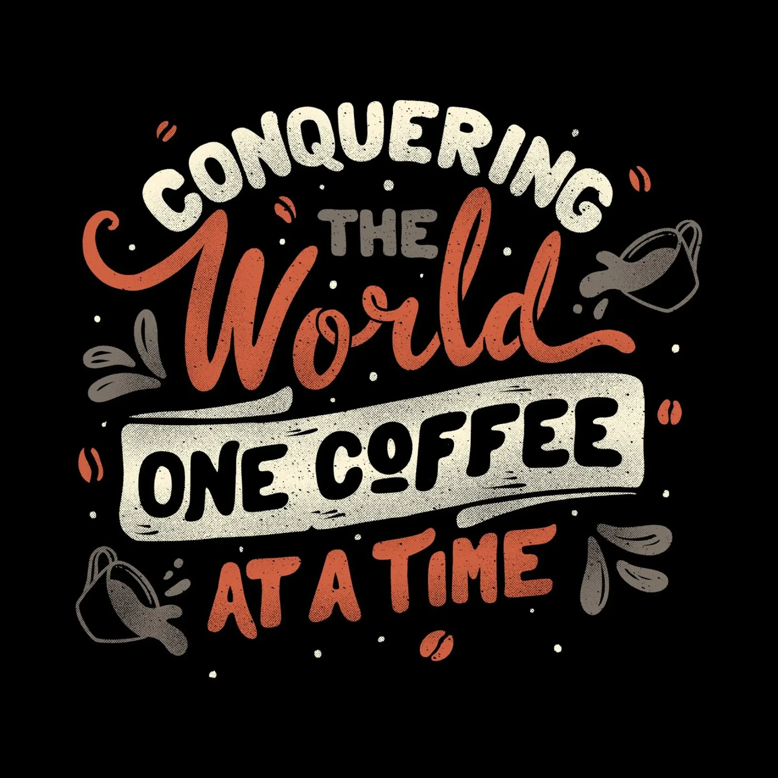 Alla conquista del mondo un caffè alla volta pellicola backlit da Tobe Fonseca