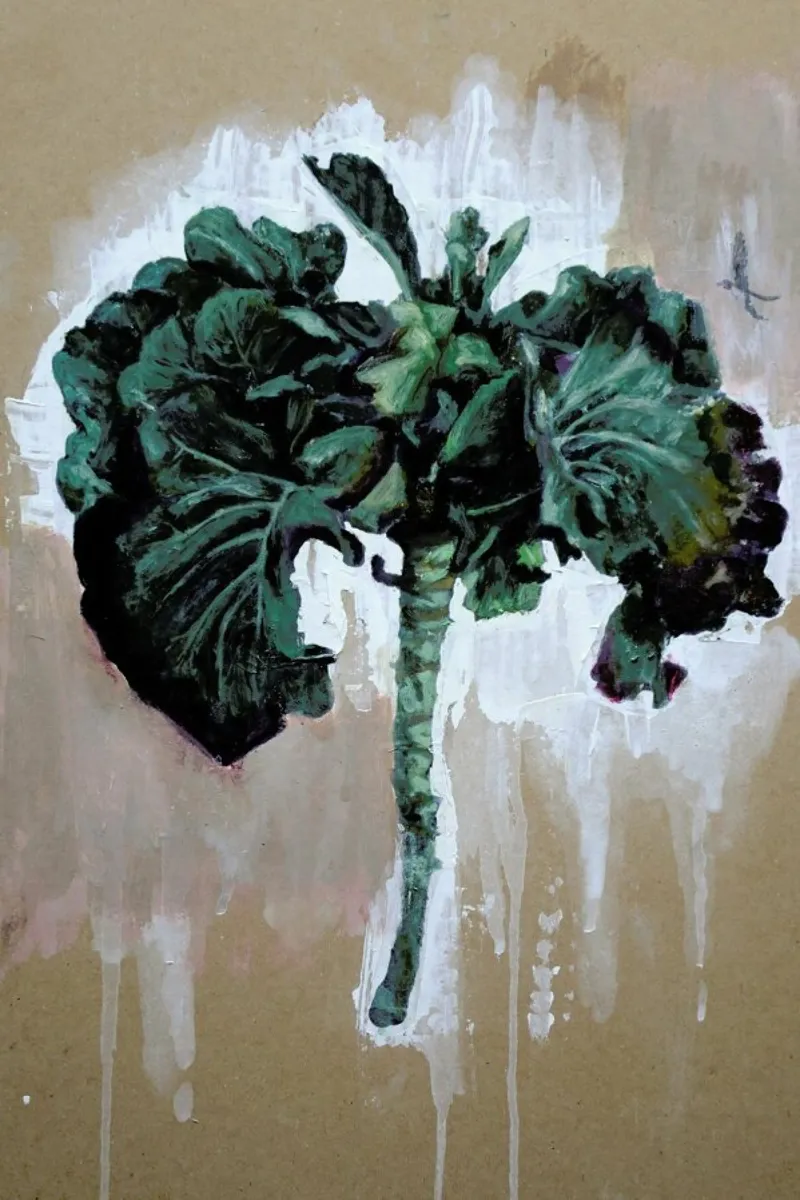 Velo Grablje - Brussels Sprouts hahnemühle de David Diehl