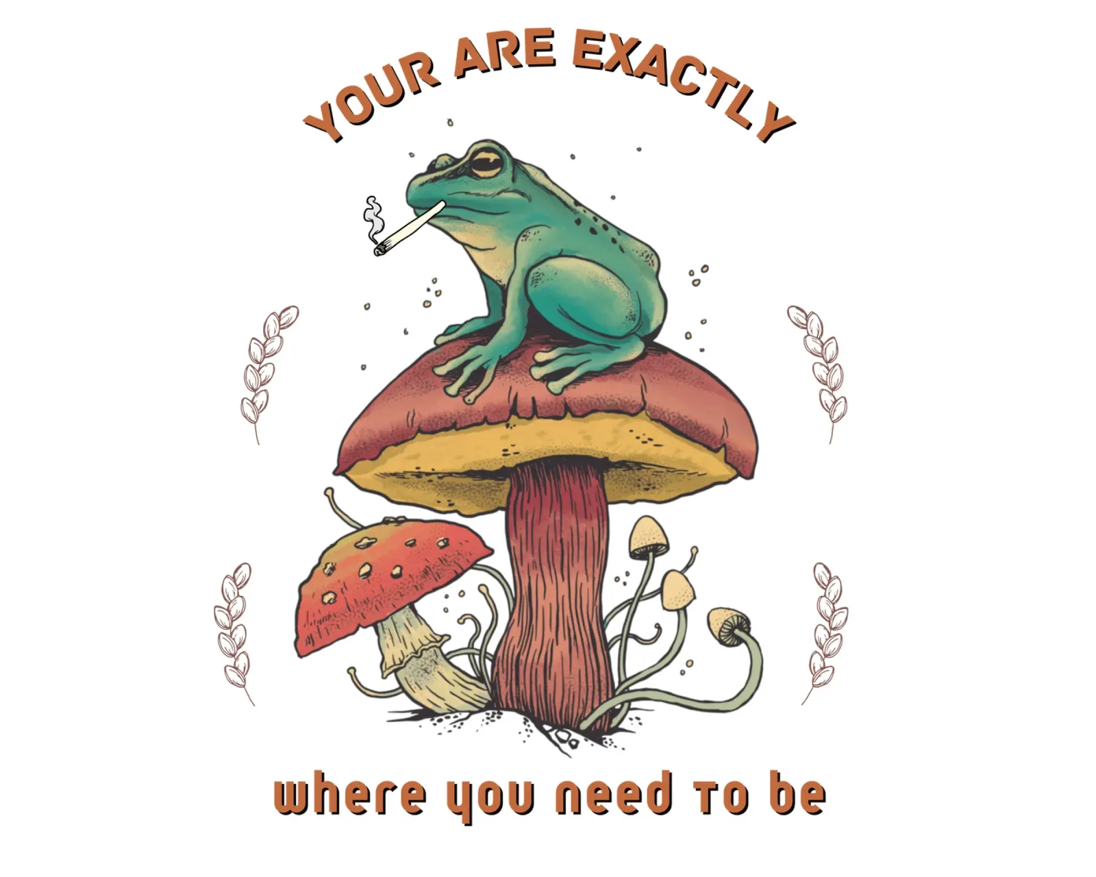 Il paese del divertimento di Froggy poster con telaio in plastica da DesignArt