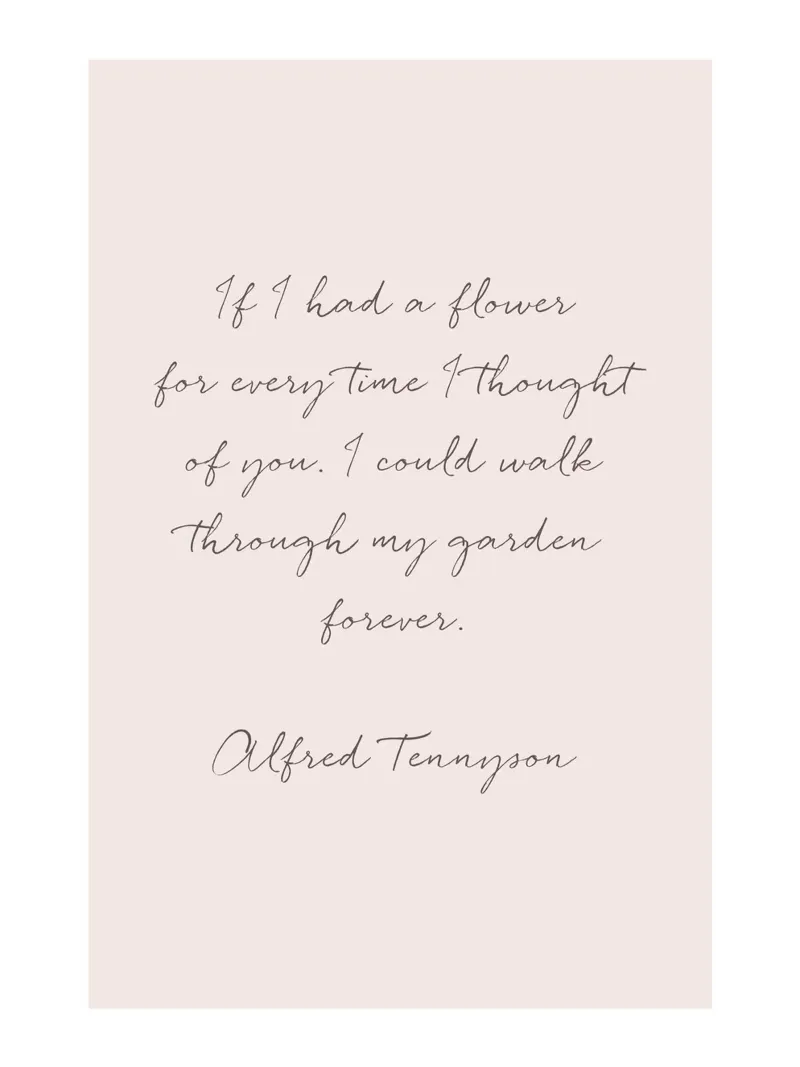 Inspirational quote - Romantic typography art canvas with Floater frame by Whole©