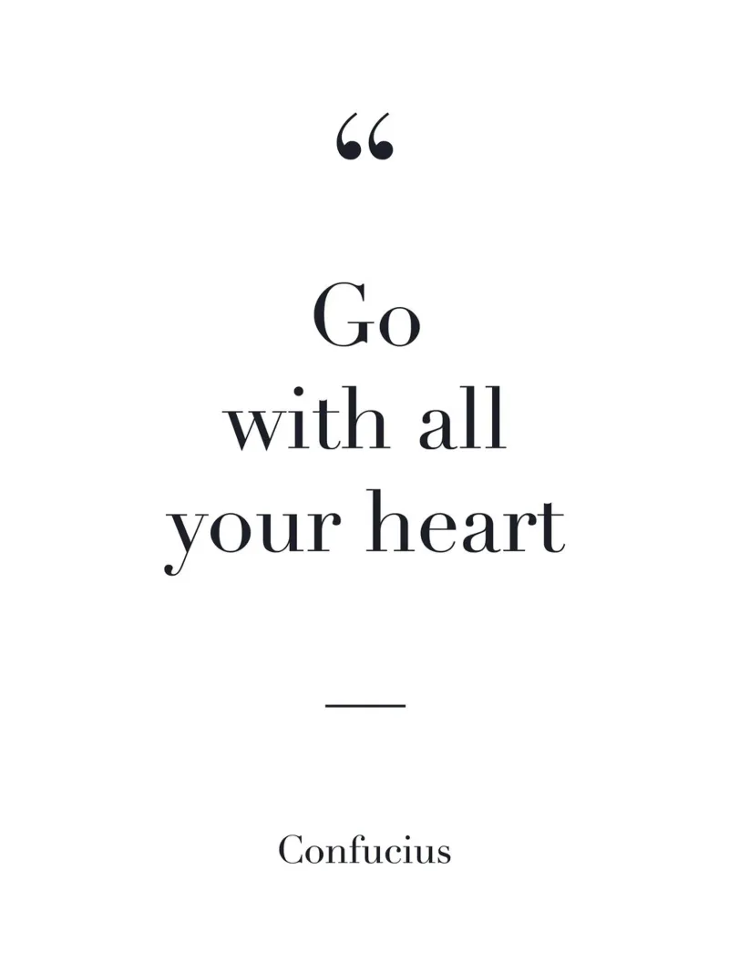 Inspirierendes Zitat – Konfuzius Typografie Backlit Folie von Whole©