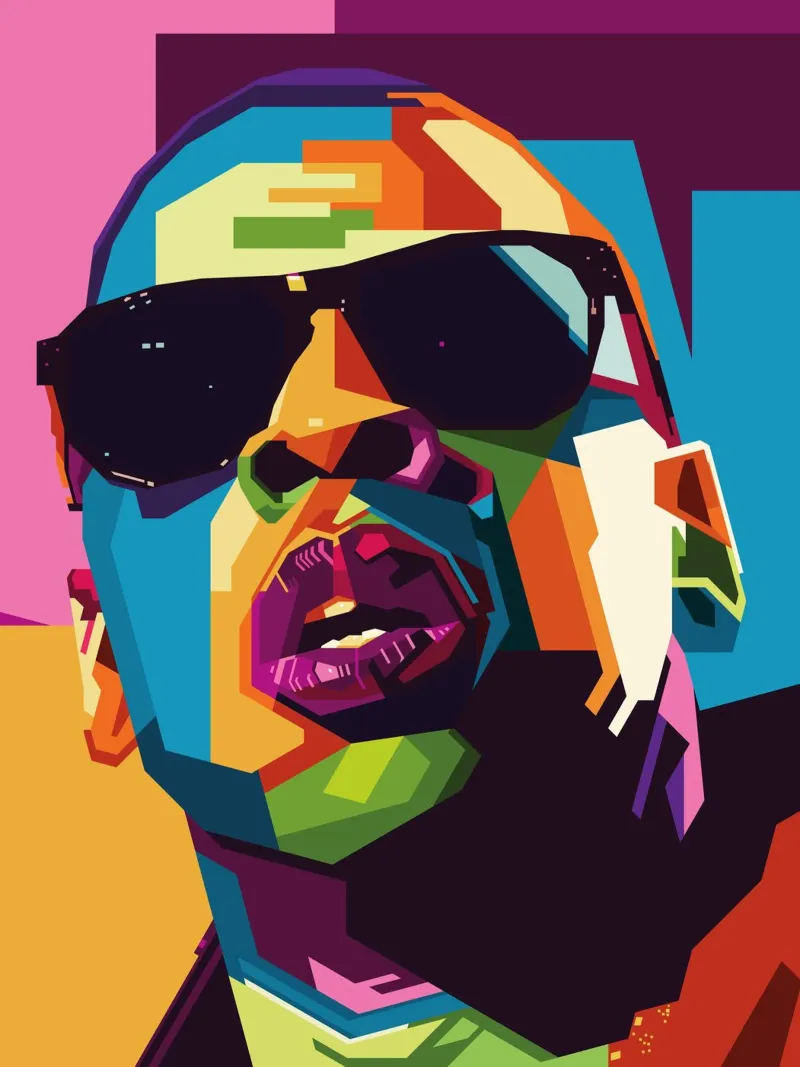 Jay-Z Popart WPAP pellicola backlit da SW Artwork