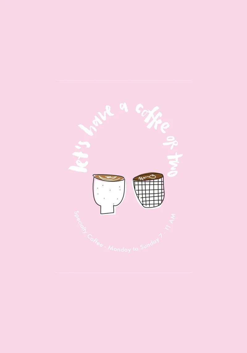 Let's have a coffee or two carta hahnemühle da Brushmeetspaper