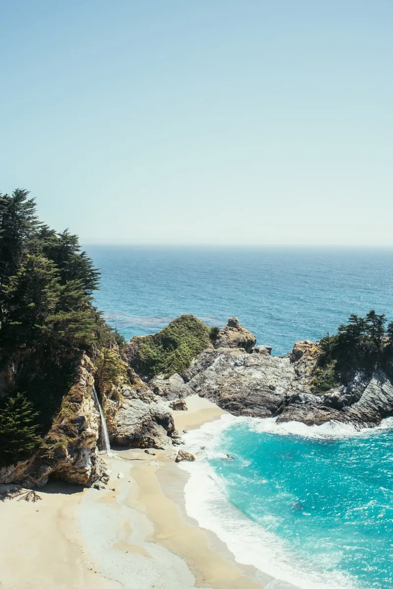 McWay Falls Big Sur pellicola backlit da patiphotography