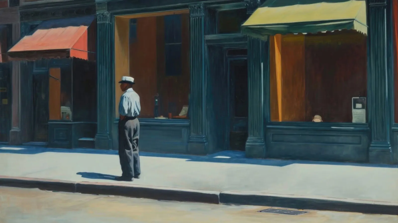 New York all'alba poster con telaio in plastica da Art Center