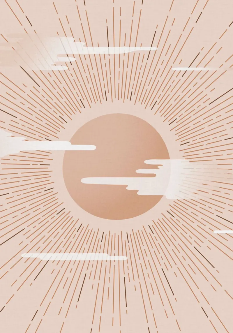 Radiant Sunburst poster da kookiepixel