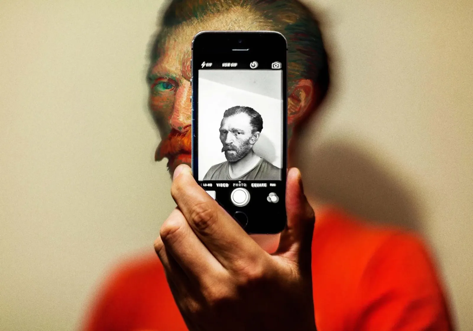 Show You My Selfie poster con telaio in legno da Dikhotomy