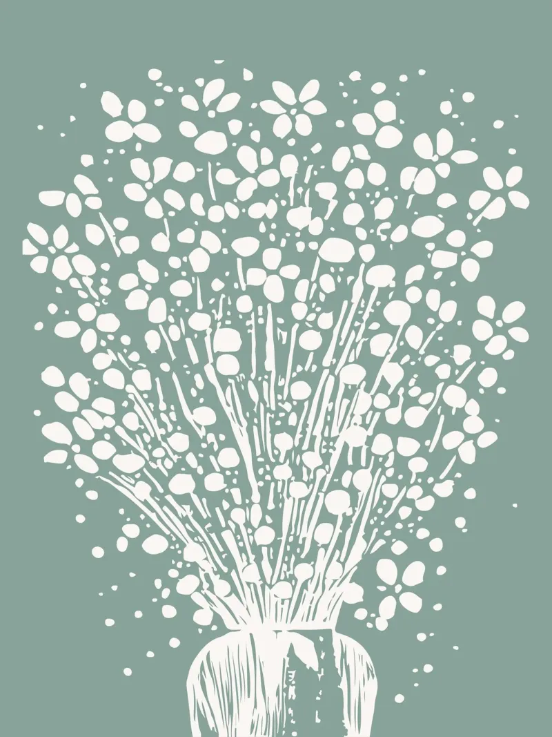 Flowers poster da Artsy Bessy