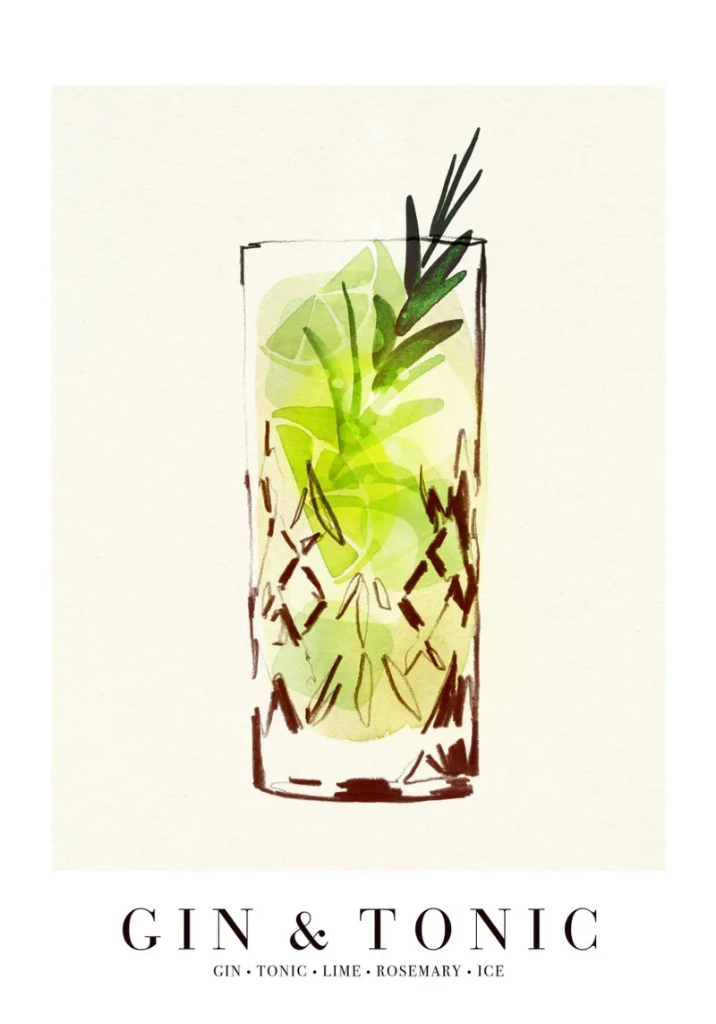 Gin & Tonic pellicola backlit da Ekaterina Koroleva